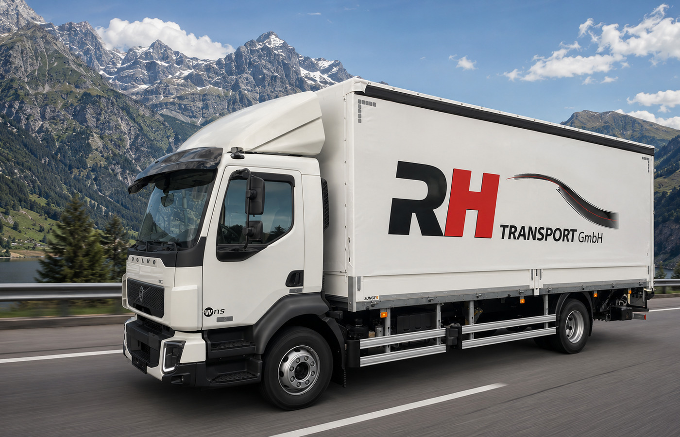 RH Transport Lastwagen unterwegs